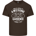 This Is What an Awesome Gardener Looks Like Mens Cotton T-Shirt Tee Top Dark Chocolate