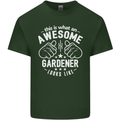 This Is What an Awesome Gardener Looks Like Mens Cotton T-Shirt Tee Top Forest Green