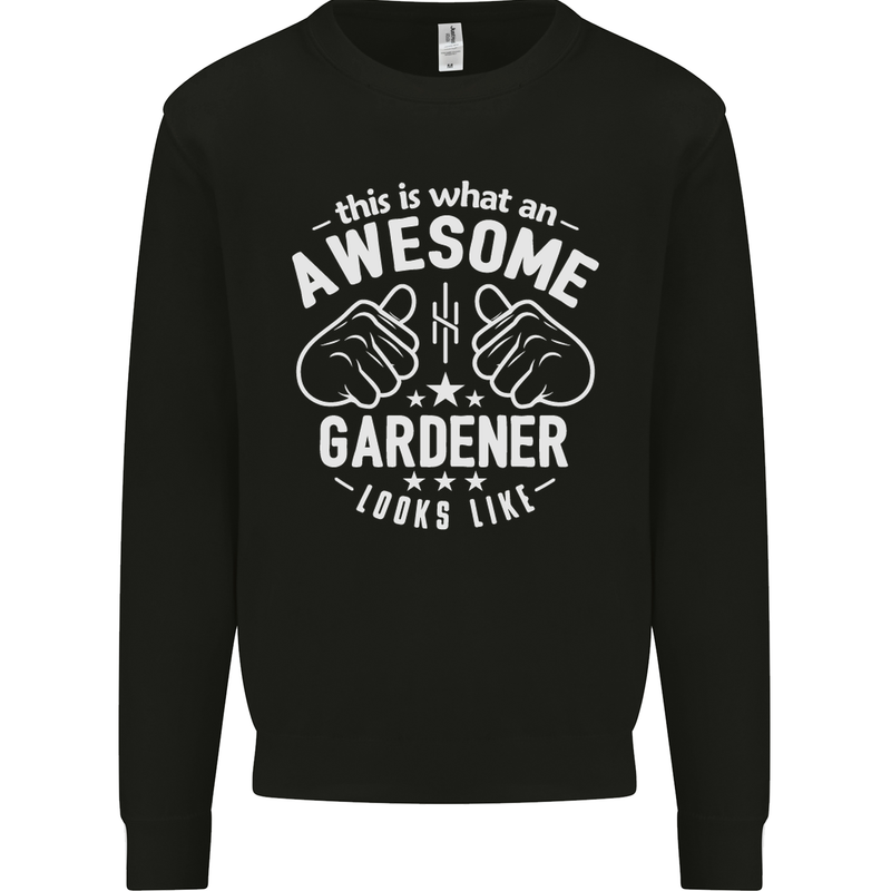 This Is What an Awesome Gardener Looks Like Mens Sweatshirt Jumper Black