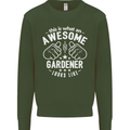 This Is What an Awesome Gardener Looks Like Mens Sweatshirt Jumper Forest Green