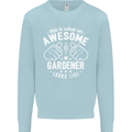 This Is What an Awesome Gardener Looks Like Mens Sweatshirt Jumper Light Blue