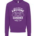 This Is What an Awesome Gardener Looks Like Mens Sweatshirt Jumper Purple