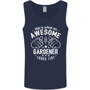 This Is What an Awesome Gardener Looks Like Mens Vest Tank Top Navy Blue