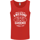 This Is What an Awesome Gardener Looks Like Mens Vest Tank Top Red