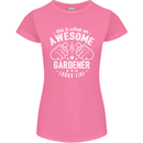 This Is What an Awesome Gardener Looks Like Womens Petite Cut T-Shirt Azalea