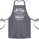 This Is What an Awesome Journalist Looks Like Cotton Apron 100% Organic Steel