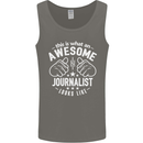 This Is What an Awesome Journalist Looks Like Mens Vest Tank Top Charcoal