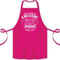 This Is What an Awesome Judge Looks Like Cotton Apron 100% Organic Pink