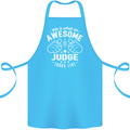 This Is What an Awesome Judge Looks Like Cotton Apron 100% Organic Turquoise