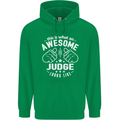 This Is What an Awesome Judge Looks Like Mens 80% Cotton Hoodie Irish Green