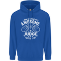 This Is What an Awesome Judge Looks Like Mens 80% Cotton Hoodie Royal Blue