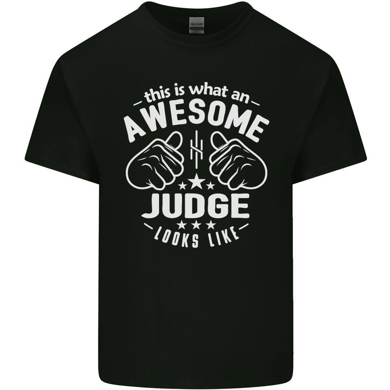 This Is What an Awesome Judge Looks Like Mens Cotton T-Shirt Tee Top Black