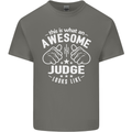 This Is What an Awesome Judge Looks Like Mens Cotton T-Shirt Tee Top Charcoal