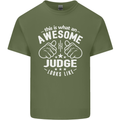 This Is What an Awesome Judge Looks Like Mens Cotton T-Shirt Tee Top Military Green