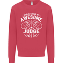 This Is What an Awesome Judge Looks Like Mens Sweatshirt Jumper Heliconia