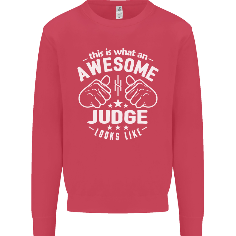 This Is What an Awesome Judge Looks Like Mens Sweatshirt Jumper Heliconia