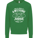 This Is What an Awesome Judge Looks Like Mens Sweatshirt Jumper Irish Green