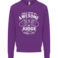 This Is What an Awesome Judge Looks Like Mens Sweatshirt Jumper Purple