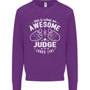 This Is What an Awesome Judge Looks Like Mens Sweatshirt Jumper Purple