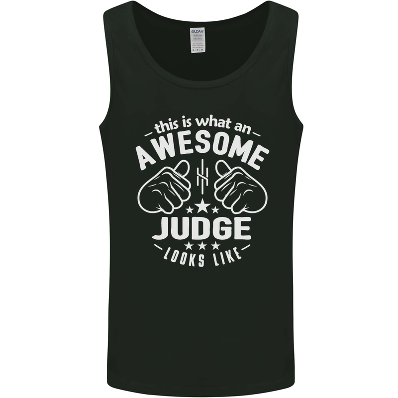 This Is What an Awesome Judge Looks Like Mens Vest Tank Top Black