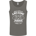 This Is What an Awesome Judge Looks Like Mens Vest Tank Top Charcoal