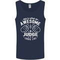 This Is What an Awesome Judge Looks Like Mens Vest Tank Top Navy Blue