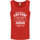 This Is What an Awesome Judge Looks Like Mens Vest Tank Top Red