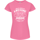 This Is What an Awesome Judge Looks Like Womens Petite Cut T-Shirt Azalea
