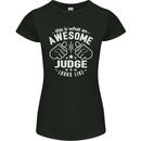 This Is What an Awesome Judge Looks Like Womens Petite Cut T-Shirt Black