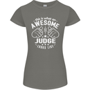 This Is What an Awesome Judge Looks Like Womens Petite Cut T-Shirt Charcoal