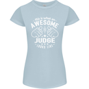 This Is What an Awesome Judge Looks Like Womens Petite Cut T-Shirt Light Blue