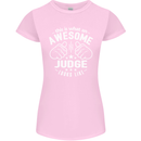 This Is What an Awesome Judge Looks Like Womens Petite Cut T-Shirt Light Pink