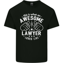 This Is What an Awesome Lawyer Looks Like Mens Cotton T-Shirt Tee Top Black