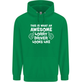 This Is What an Awesome Lorry Driver Looks Mens 80% Cotton Hoodie Irish Green