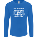 This Is What an Awesome Lorry Driver Looks Mens Long Sleeve T-Shirt Royal Blue