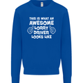 This Is What an Awesome Lorry Driver Looks Mens Sweatshirt Jumper Royal Blue