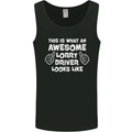 This Is What an Awesome Lorry Driver Looks Mens Vest Tank Top Black
