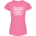 This Is What an Awesome Lorry Driver Looks Womens Petite Cut T-Shirt Azalea