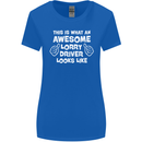 This Is What an Awesome Lorry Driver Looks Womens Wider Cut T-Shirt Royal Blue
