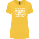 This Is What an Awesome Lorry Driver Looks Womens Wider Cut T-Shirt Yellow