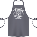 This Is What an Awesome Mechanic Looks Like Cotton Apron 100% Organic Steel