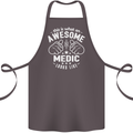 This Is What an Awesome Medic Looks Like Cotton Apron 100% Organic Dark Grey