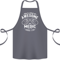 This Is What an Awesome Medic Looks Like Cotton Apron 100% Organic Steel