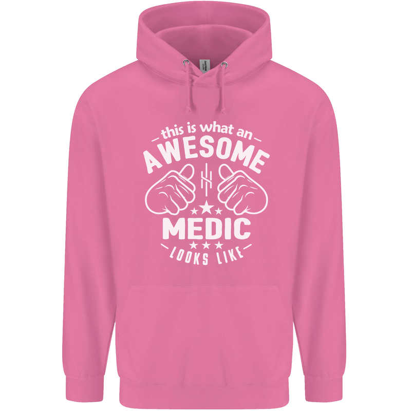 This Is What an Awesome Medic Looks Like Mens 80% Cotton Hoodie Azelea