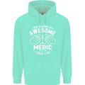 This Is What an Awesome Medic Looks Like Mens 80% Cotton Hoodie Peppermint