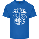 This Is What an Awesome Medic Looks Like Mens Cotton T-Shirt Tee Top Royal Blue