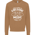 This Is What an Awesome Medic Looks Like Mens Sweatshirt Jumper Caramel Latte