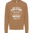 This Is What an Awesome Medic Looks Like Mens Sweatshirt Jumper Caramel Latte
