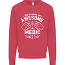 This Is What an Awesome Medic Looks Like Mens Sweatshirt Jumper Heliconia