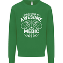 This Is What an Awesome Medic Looks Like Mens Sweatshirt Jumper Irish Green